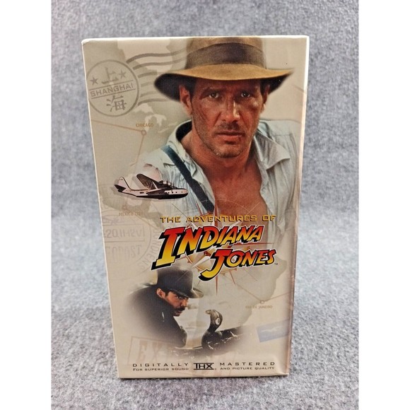 Media Indiana Jones The Adventure Collection Vhs 1999 3tape Set Full